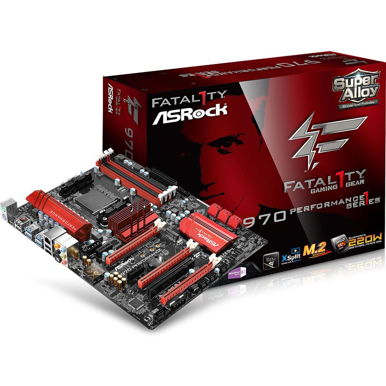 ASRock Fatal1ty 970 Performance AMD 970 So.AM3+ Dual Channel DDR3 ATX ...