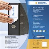 Herma Ordner-Beschriftungsset, Ordneretiketten A4 + Software