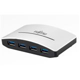 Fujitsu S26391-F6099-L304 4-port USB 3.0 extern mit Netzteil weiss/schwarz