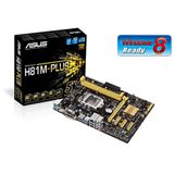 Asus H81M-Plus Intel H81 So.1150 Dual Channel DDR3 mATX Retail