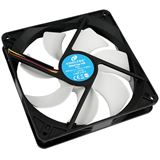 Cooltek Silent Fan 140 140x140x25mm 900 U/min 14 dB(A) schwarz/weiß