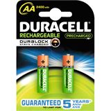 Duracell Akku NiMH, Mignon, AA, HR06, 1.2V/1950mAh, 2er-Pack