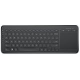 Microsoft All-in-One Media Keyboard USB Deutsch schwarz (kabellos)