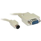 Good Connections PS/2 Adapter PS/2 Stecker auf 9pol Stecker beige schraubbar