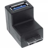 InLine USB 3.0 Adapter, Buchse A auf Stecker Micro B, gewinkelt
