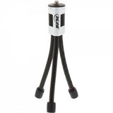 InLine Mini-Stativ 120mm, flexible schwarze Metallfüße mit Gummikappen