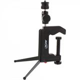 InLine Tisch-Stativ 190mm mit Schraubzwinge, schwarz mit Kugelkopf
